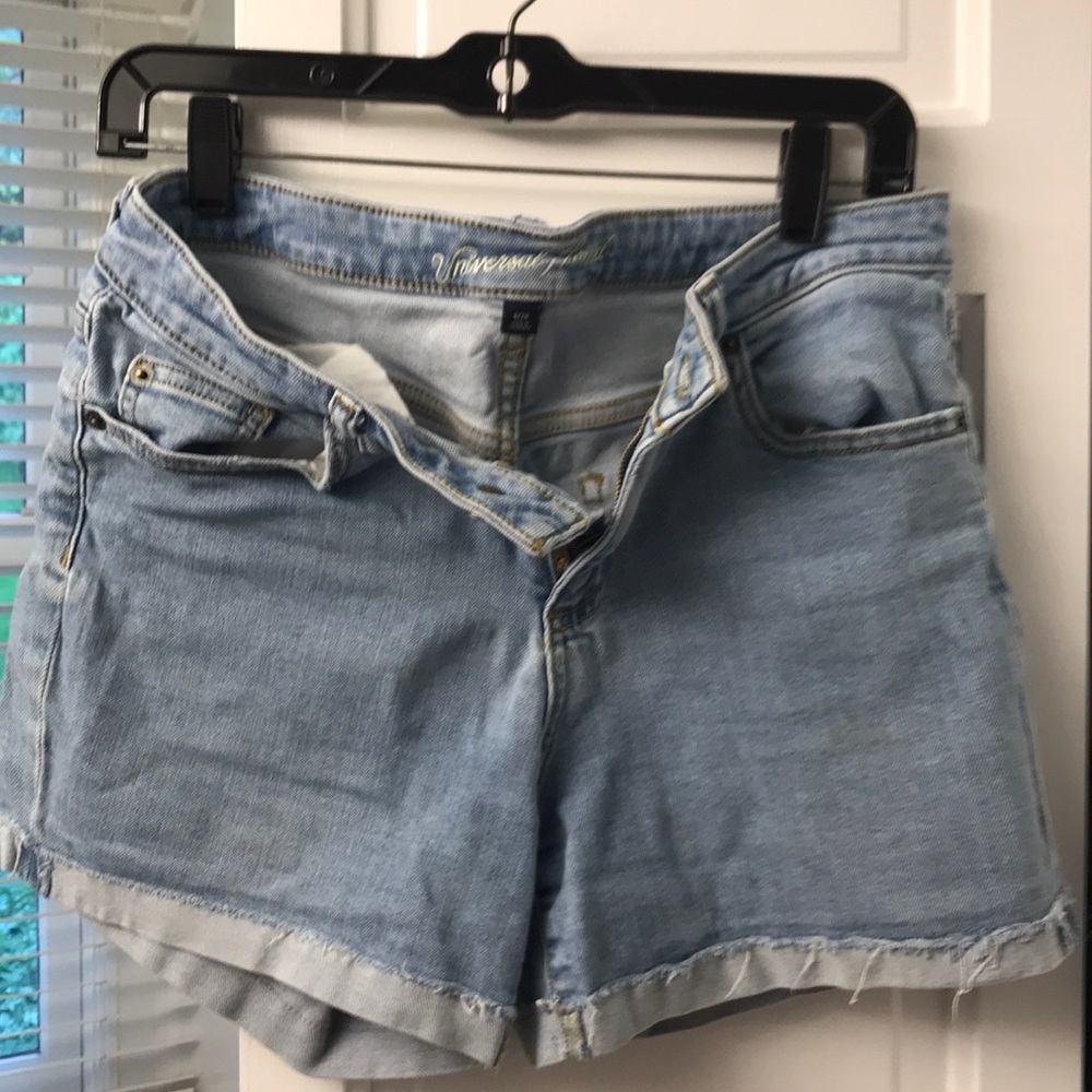 Denim shorts